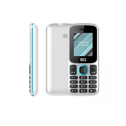 Мобильный телефон BQ 1848 Step+ White/Blue (1848 Step+ White/Blue )