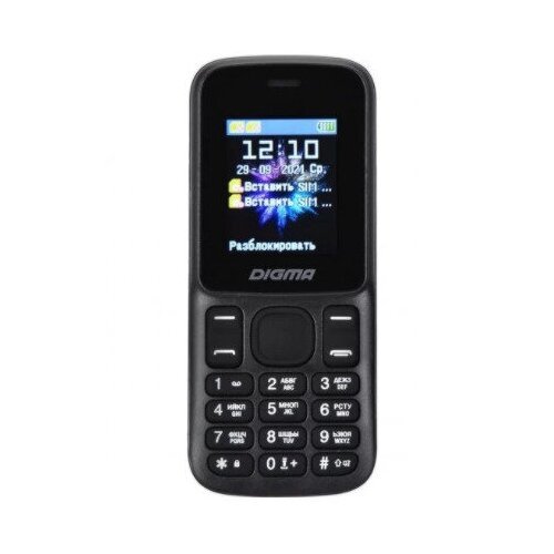 Мобильный телефон Digma Linx A172 32MB Black, черный