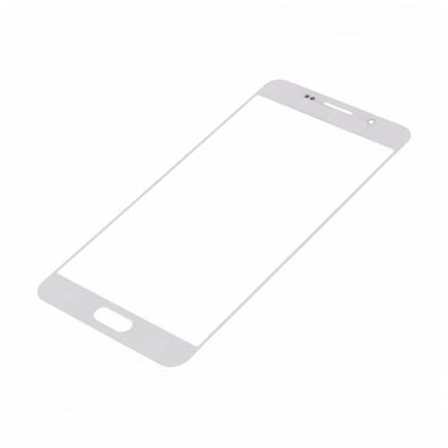 Стекло модуля для Samsung A510 Galaxy A5 (2016) белый, AAA