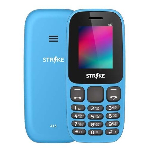 Телефон Strike A13, 2 SIM, голубой
