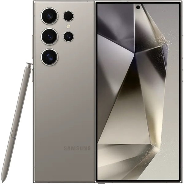 Мобильный телефон Samsung Galaxy S24 Ultra S9280 12/256GB (Snapdragon 8 Gen3) titanium gray (серый титан)
