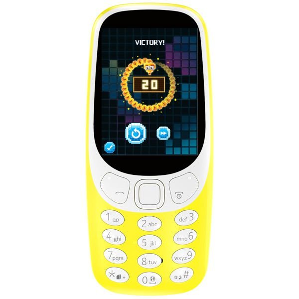 Телефон Nokia 3310 DS yellow (TA-1030)