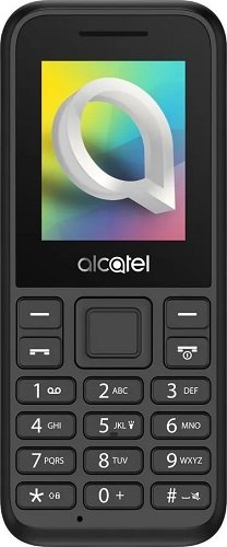 Мобильный телефон Alcatel 1068D 1.8', 128x160, черный моноблок, 2 Sim, 0.08Mpix, GSM900/1800, MP3, FM, microSD max32Gb
