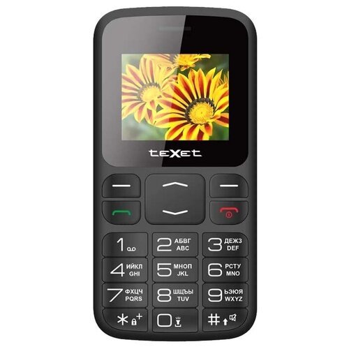 Мобильный телефон teXet TM-B208, черный