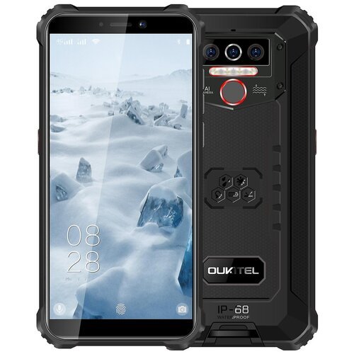 Смартфон OUKITEL WP5 Pro, Dual nano SIM, черный/красный