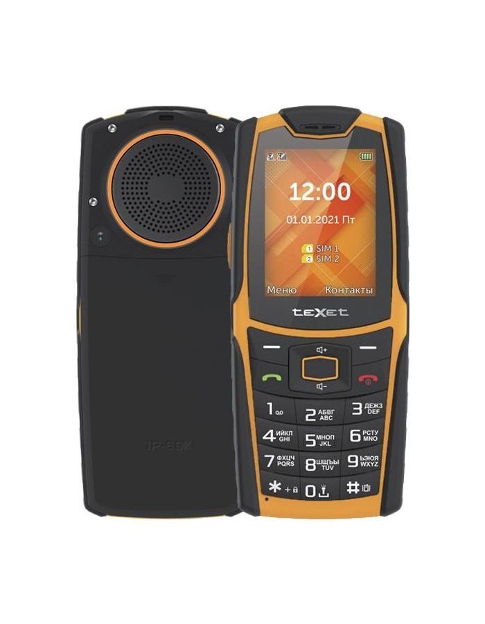 Мобильный телефон teXet TM-521R Black-Orange