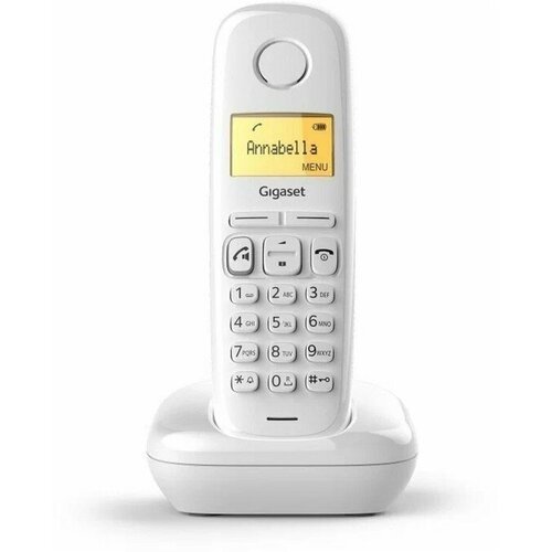GIGASET Радиотелефон DECT Gigaset A270, АОН, спикерфон, 80 контактов, подсветка кнопок, белый
