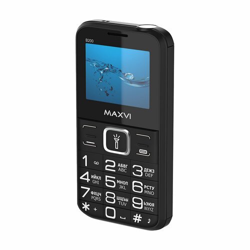 Телефон MAXVI B200 Global для РФ, 2 SIM, черный