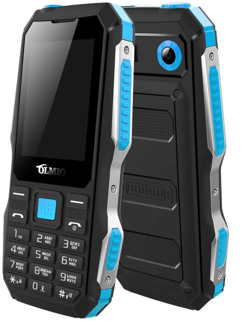 Мобильный телефон Olmio 043990 X04 черный-синий