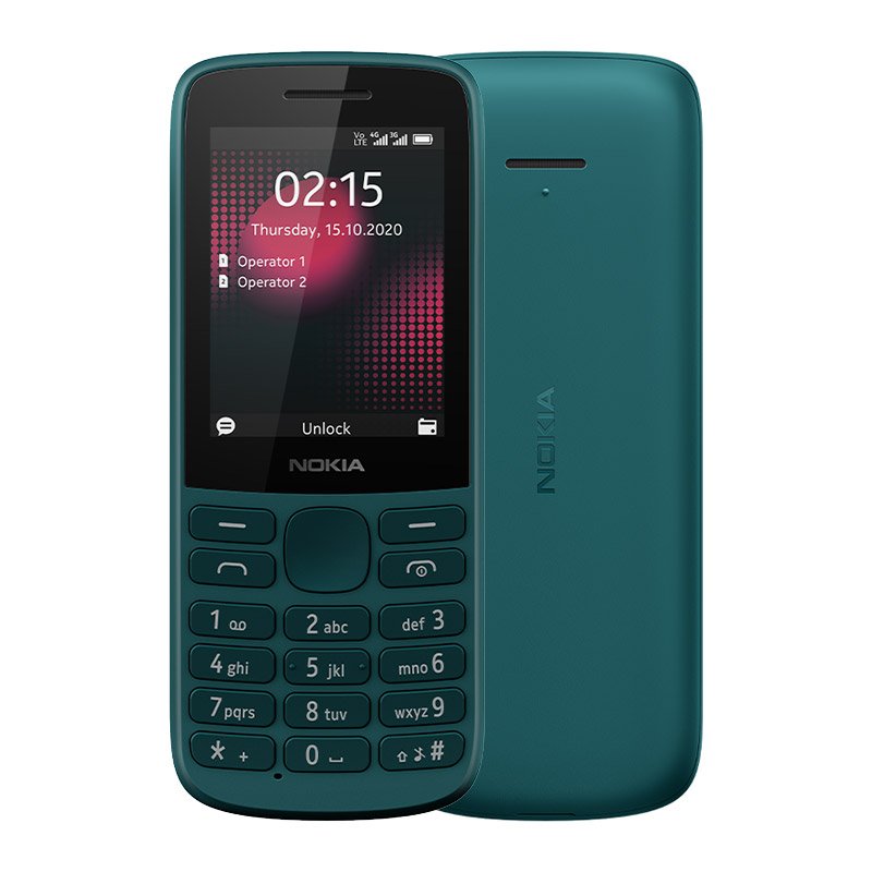 Мобильный телефон Nokia 215 Dual Sim Cyan