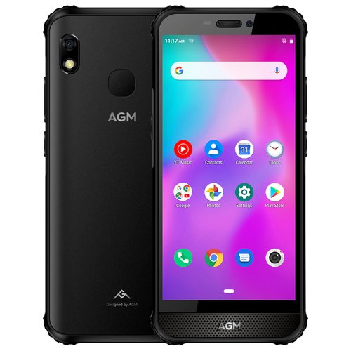 Смартфон AGM A10 3/32 ГБ, Dual nano SIM, черный