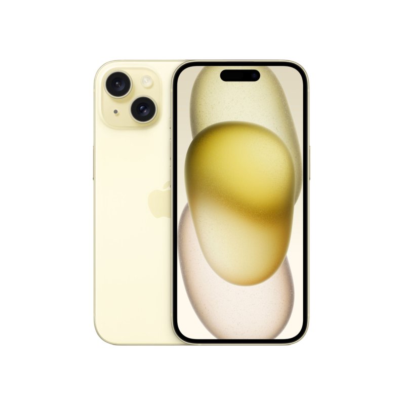 Смартфон Apple iPhone 15, 128 ГБ, (2 SIM), Yellow