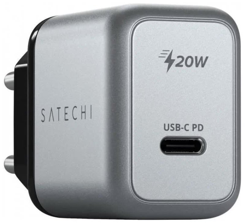Сетевое зарядное устройство Satechi 20W USB-C PD Wall Charger серый космос