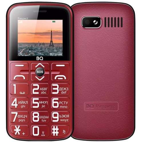 Телефон BQ 1851 Respect, 2 SIM, красный