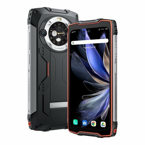 Смартфон Blackview BV9300 Pro 8/256 ГБ Global для РФ, Dual nano SIM, черный/оранжевый