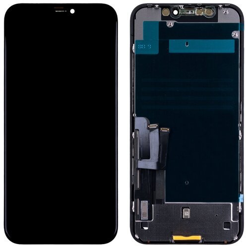 Дисплей для Apple iPhone 11 (в сборе с тачскрином) черный, AAA
