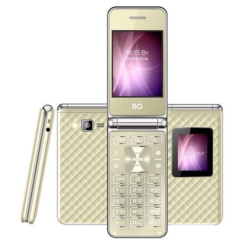 Телефон BQ 2841 Fantasy Duo, 2 SIM, золотистый