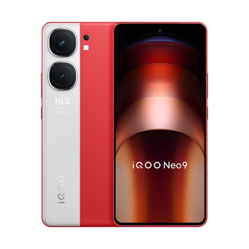 Смартфон iQOO Neo9, 16 ГБ/512 ГБ, 2 nano-SIM, красный/белый