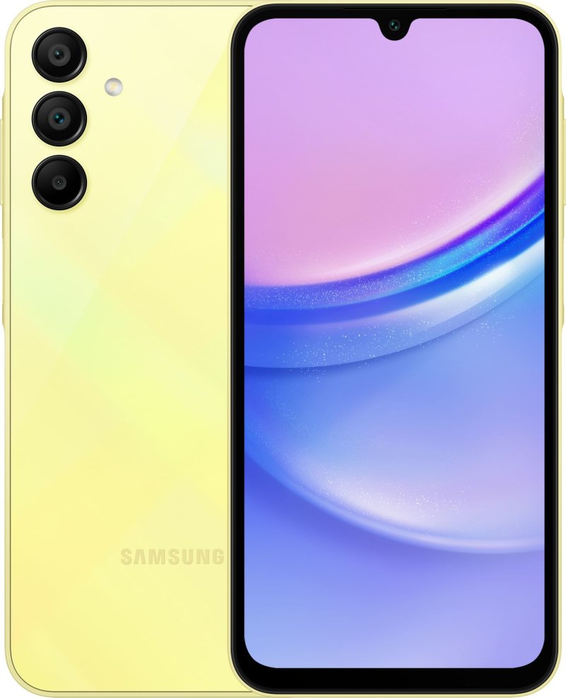 Смартфон Samsung Galaxy A15 6/128Gb Yellow SM-A155FZYGMEA