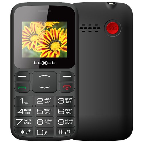 Мобильный телефон teXet TM-B208 Черный