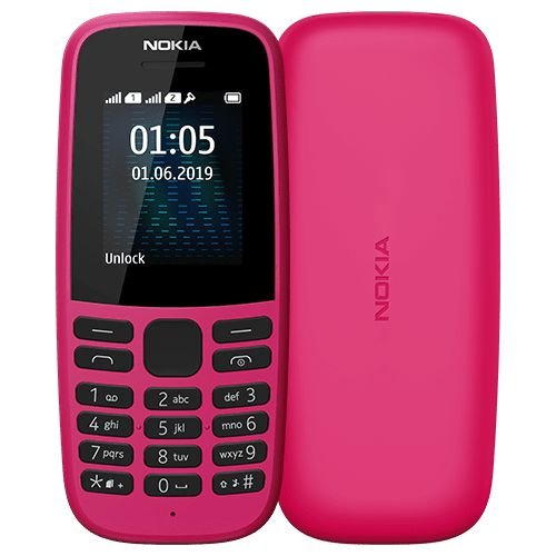Телефон Nokia 105 DS Pink (TA-1174)