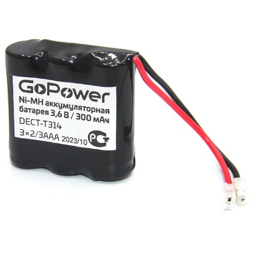 Аккумулятор для радиотелефонов GoPower T314 PC1 NI-MH 300mAh