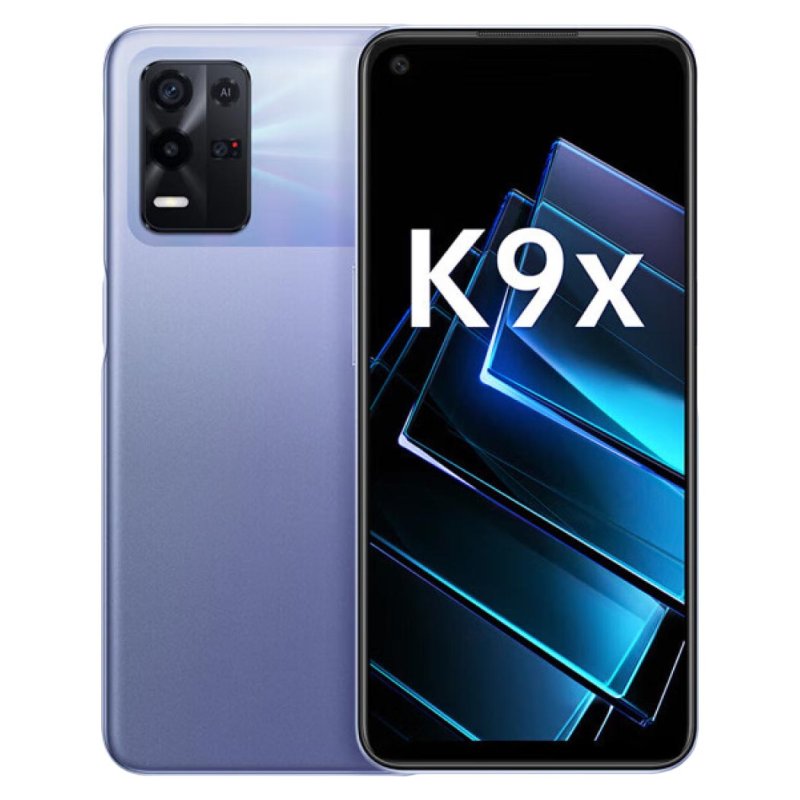 Смартфон Oppo K9x, 8Гб/256Гб, 2 Nano-SIM, серебристо-фиолетовый