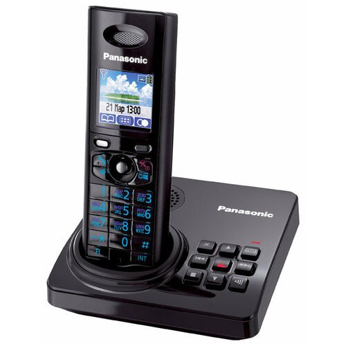 Радиотелефон с автоответчиком Panasonic KX-TG8225RU (черный)