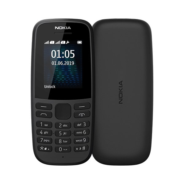 Мобильный телефон Nokia 105 DS (TA-1174) 2019 Black