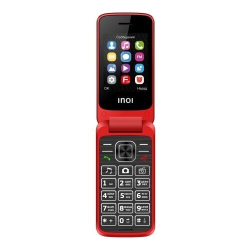 Телефон INOI 245R, 2 SIM, красный