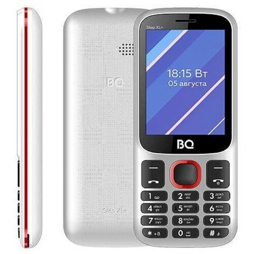 Сотовый телефон BQ 2820 Step XL+, 2.8', 2 sim, 32Мб, microSD, 1000 мАч, бело-красный