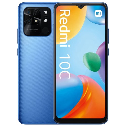 Смартфон Xiaomi Redmi 10C NFC 4/128 ГБ RU (Синий)
