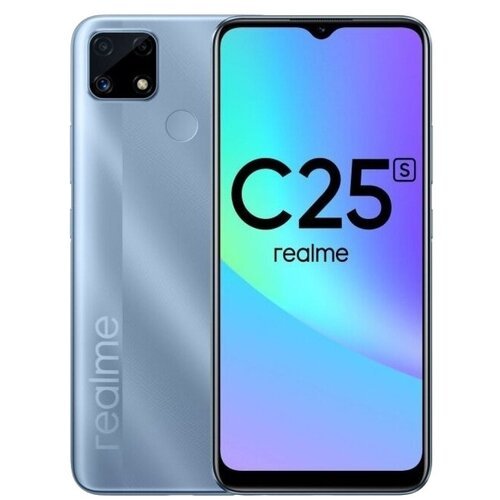 Смартфон realme C25S 4/64 ГБ RU, Dual nano SIM, water blue