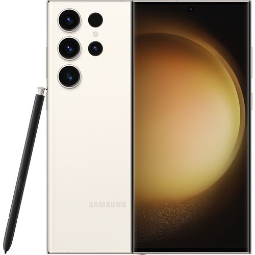 Смартфон Samsung Galaxy S23 Ultra 12/256 ГБ, Dual: nano SIM + eSIM, кремовый