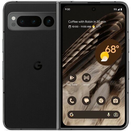 Смартфон Google Pixel Fold 12/512 ГБ USA, Dual: nano SIM + eSIM, Obsidian