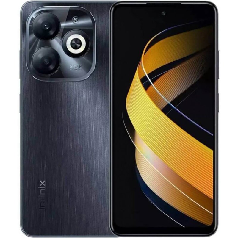 Смартфон Infinix Smart 8 Pro 64 ГБ черный