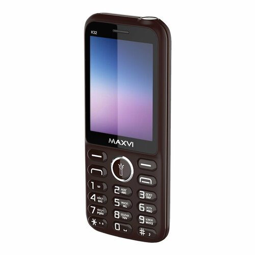 Телефон MAXVI K32, 2 SIM, brown