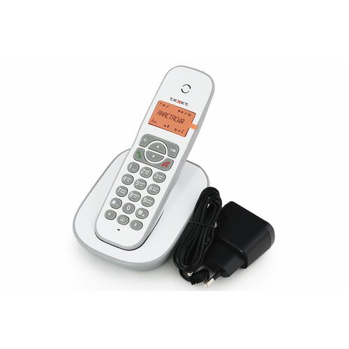 Радиотелефон Texet Tx-d4505a белый-серый