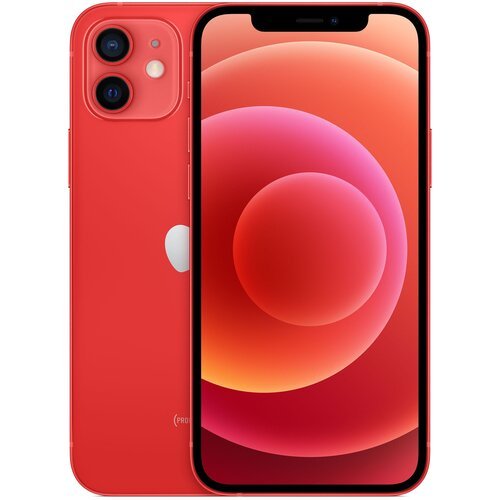 Смартфон Apple iPhone 12 64 ГБ, nano SIM+eSIM, (PRODUCT)RED