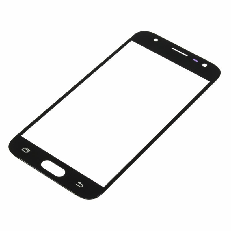 Стекло модуля для Samsung J330 Galaxy J3 (2017) черный, AAA