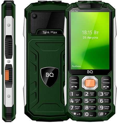 Телефон BQ 3586 TANK MAX зеленый