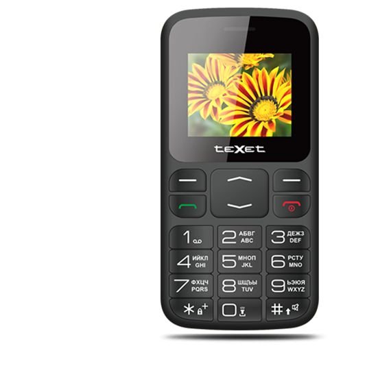 Телефон TeXet TM-B208 черный