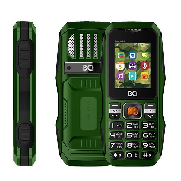 Телефон BQ 1842 Tank mini темно-зеленый