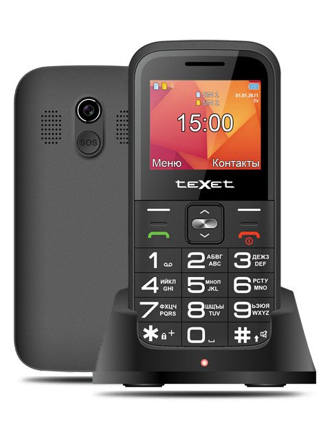 Сотовый телефон teXet TM-B418 Black