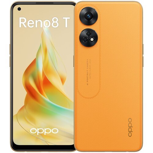 Смартфон OPPO Reno 8T 8/128 ГБ Global для РФ, Dual nano SIM, оранжевый