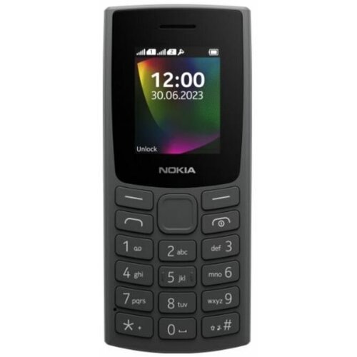 Мобильный телефон Nokia 106 TA-1564 DS CHARCOAL (1GF019BPA2C02) 2023