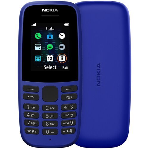 Телефон Nokia 105 DS (2019), черный