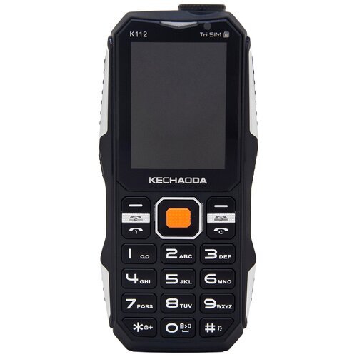 Телефон KECHAODA K112 32 ГБ, 3 nano SIM, черный