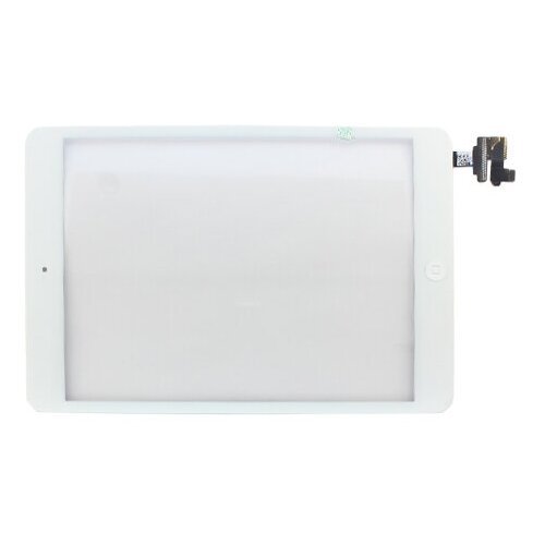 Тачскрин (сенсор) для Apple iPad mini в сборе с разъемом (белый)