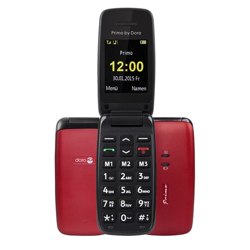 Телефон Doro Primo 401, 1 SIM, красный